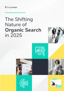 Cover of ChangeTower's guide to AI search optimization in 2025