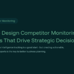 Competitor monitoring report guide hero image