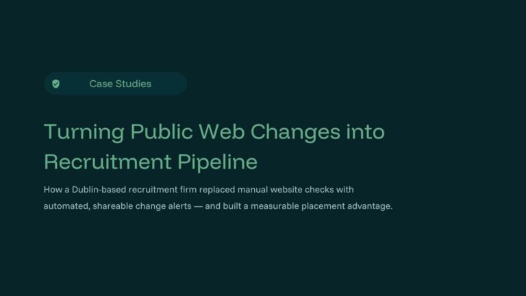 Recruitment monitoring case study hero image