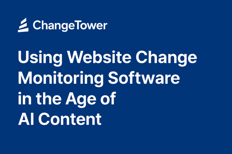 Guide to website change monitoring software uses in AI age